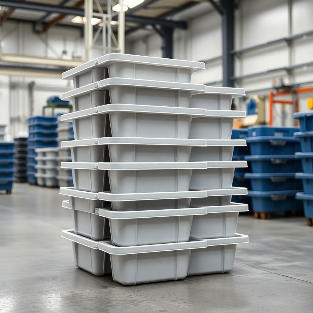 Palanganas de Plastico Cuadrada