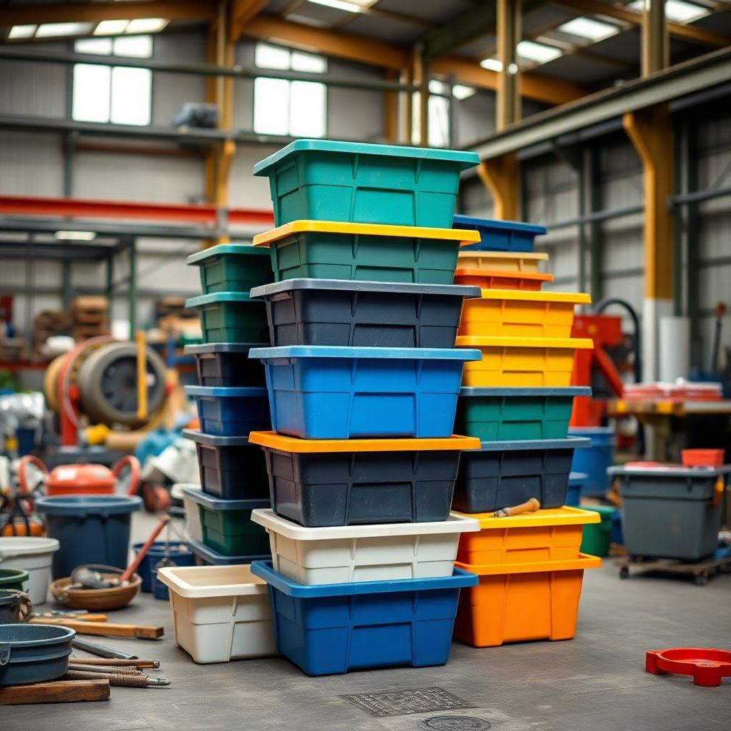Palanganas de Plastico Cuadrada
