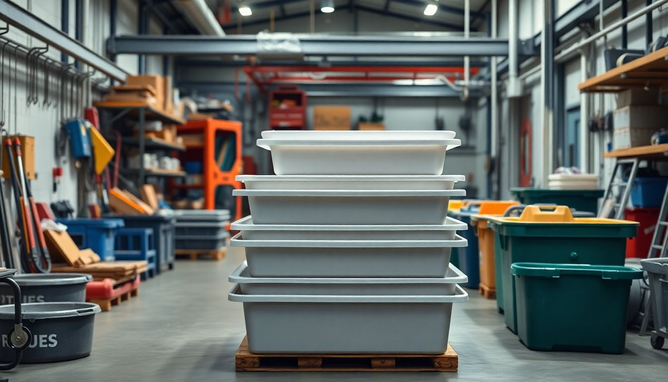 Palanganas de Plastico Cuadrada