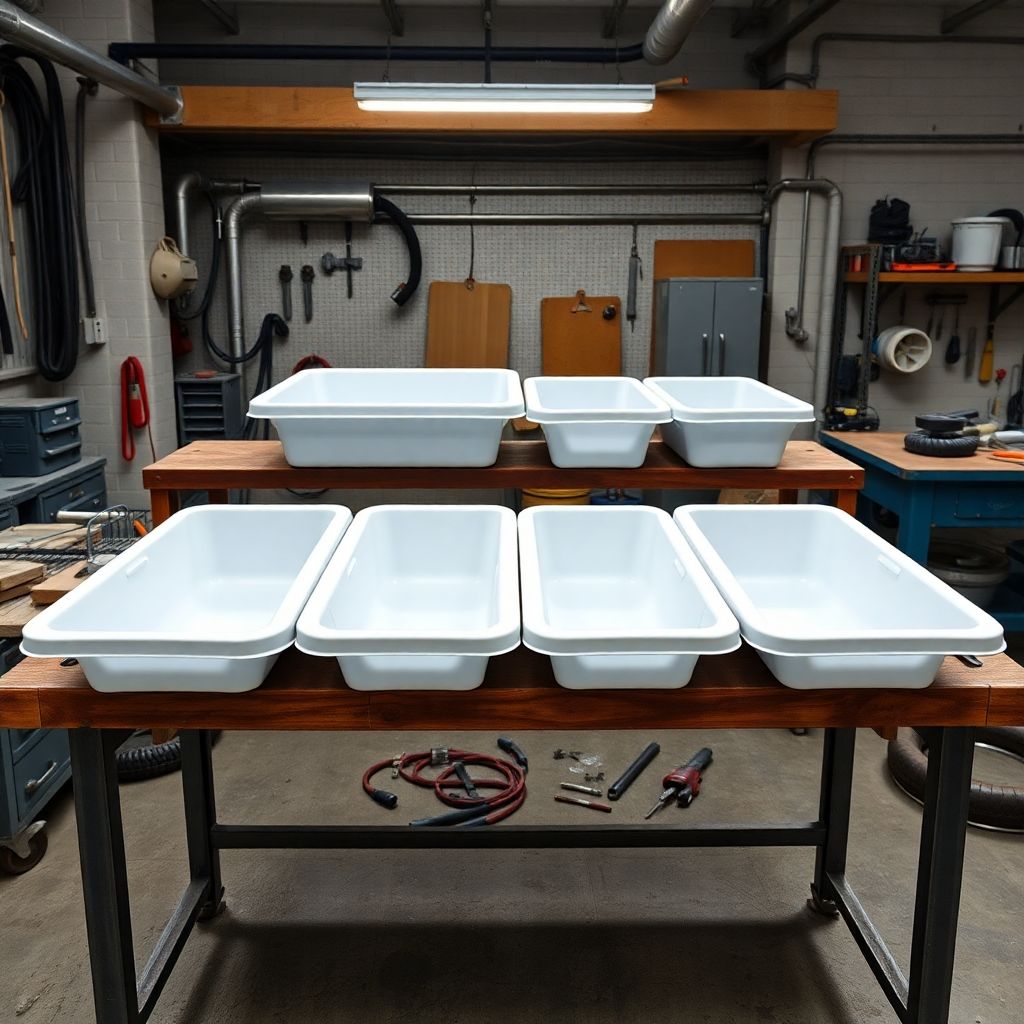Palanganas de Plastico Rectangular